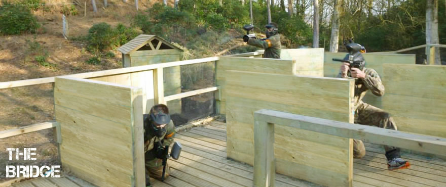 The Bridge paintball field