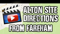 Alton directions from Fareham button