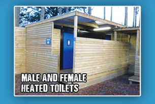 <Male and female heated toilets>